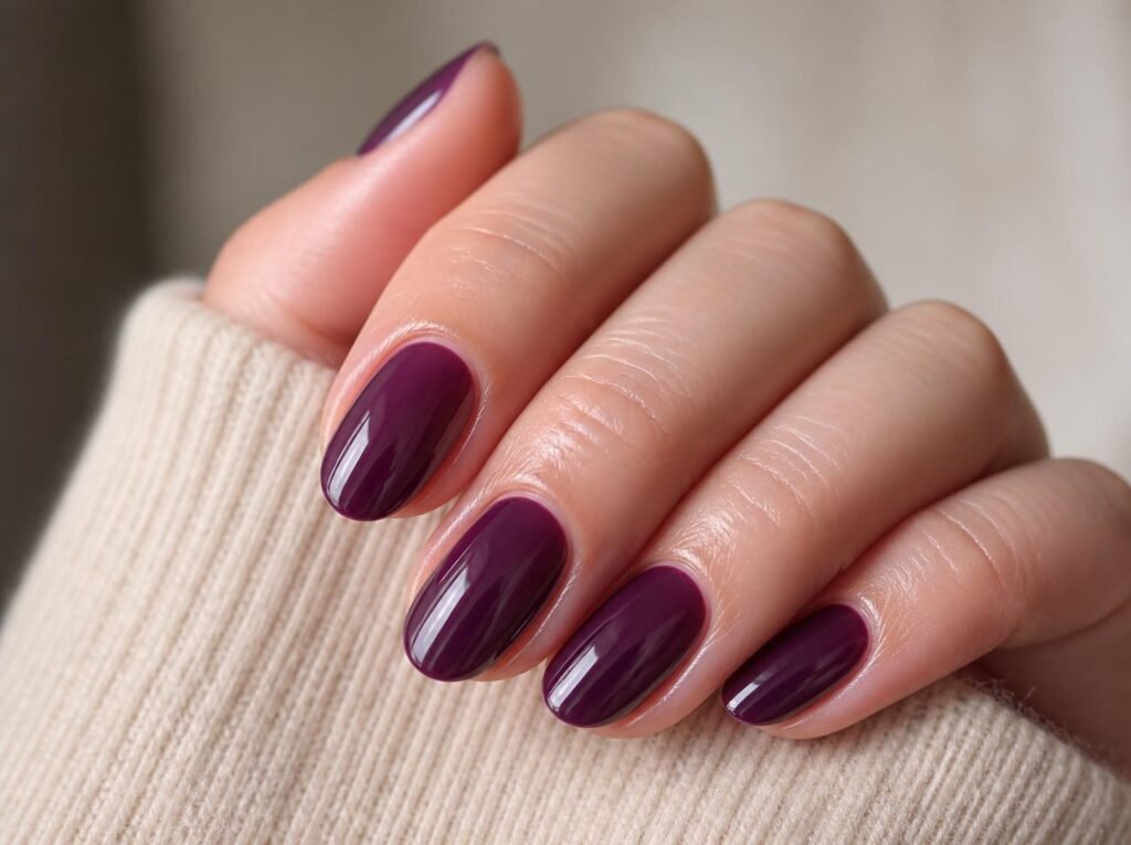 plum jelly fall nails