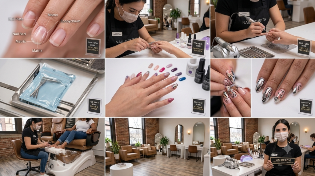 From basic skills to advanced techniques: a practical nail technician learning path.”
