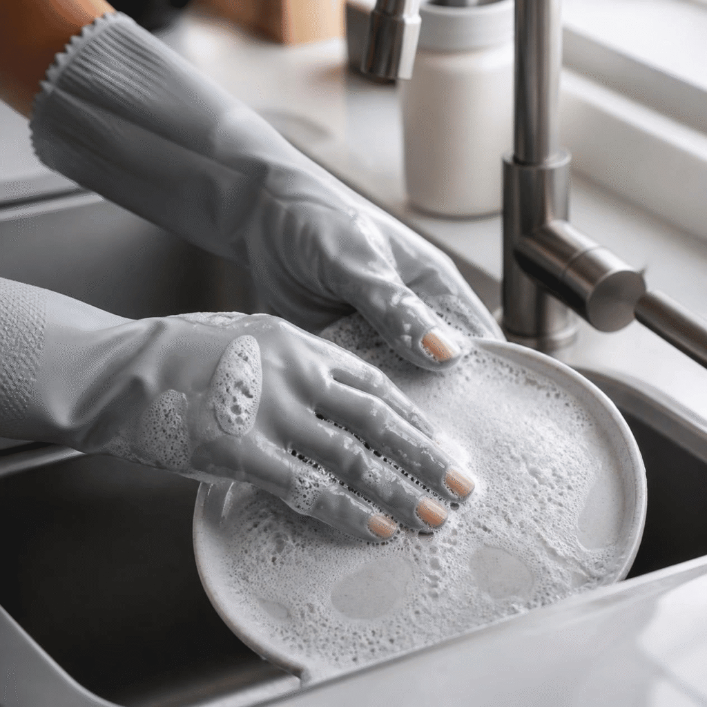Wear Gloves When Cleaning