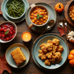 15 easy make-ahead Thanksgiving side dishes including mashed potatoes, stuffing, and cranberry sauce